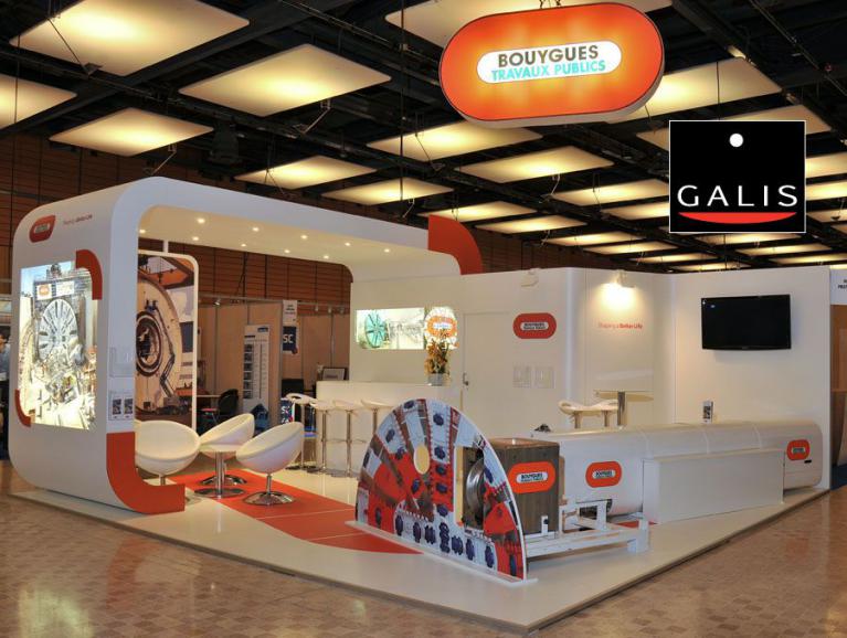 BOUYGUES - Stand réalisé pour GALIS, agence de Design de stands.